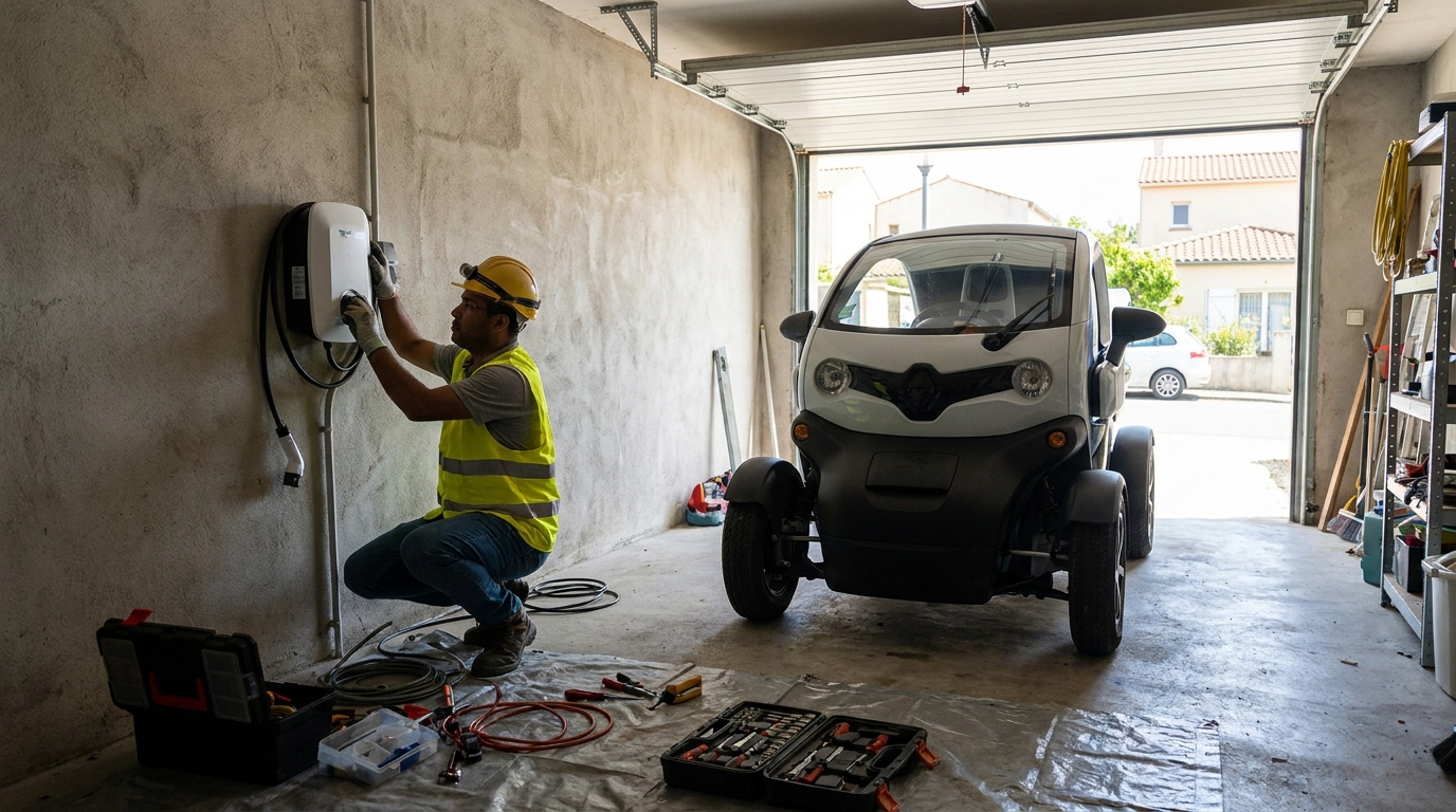 Instalacao de carregador de carro eletrico profissional em Natal‑RN