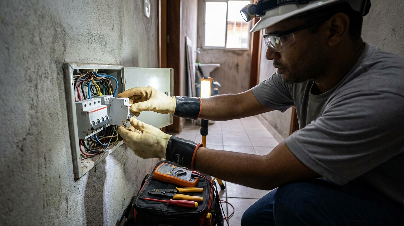Instalacao de disjuntor profissional em Natal‑RN